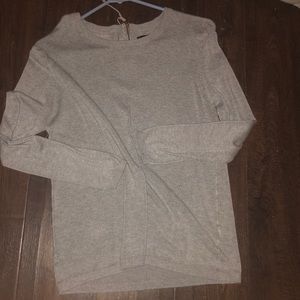 Zip back long sleeve